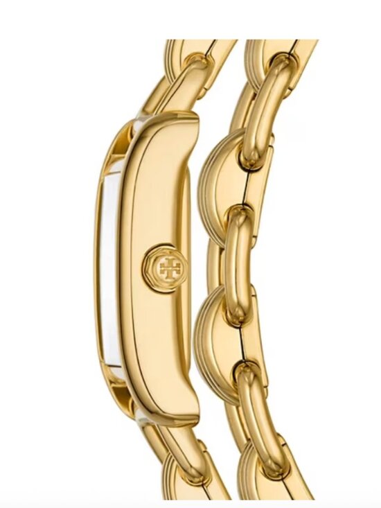Tory Burch Women\'s Mini Eleanor Cream Dial Watch - TBW1067